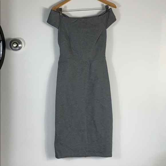 Aritzia Talula Grey Bodycon Dress - Picture 3 of 8